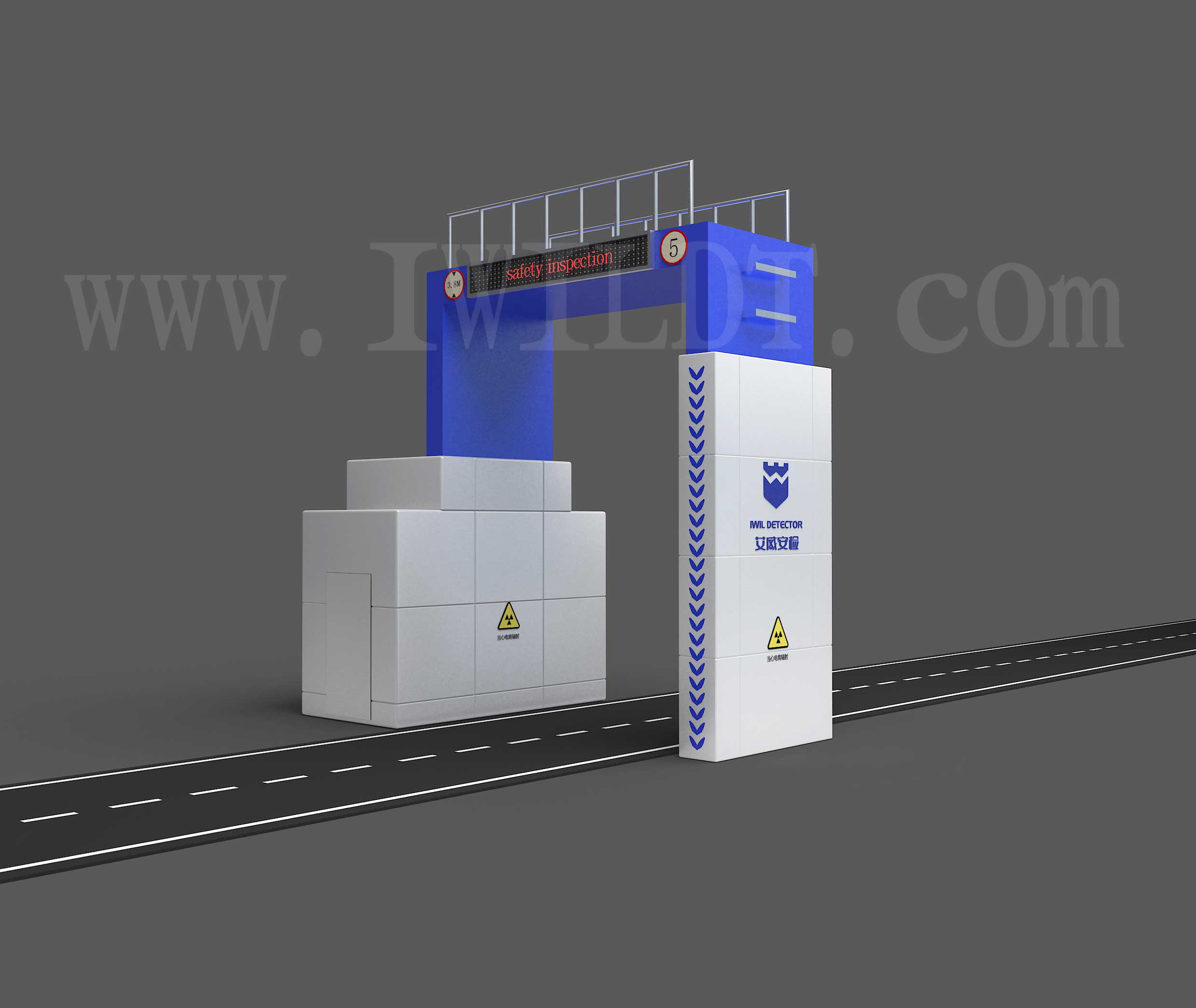 高能X射線安檢系列——IWILDT? AN-48002800S光子探測汽車集裝箱安檢機